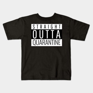 Straight Outta Quarantine Kids T-Shirt